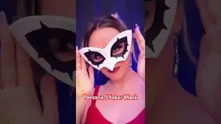 I printed and painted Joker&rsquo;s Mask from Persona 5 #gaming #persona5 #anime #personacosplay
