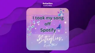 I took my song off Spotify!!