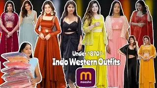 Meesho 😍 Indo Western Outfits | Indo Western Outfits From Meesho 🛍️ | Under ₹870/- 😱 #indowestern 
