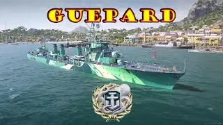 Встречайте «Гепард»! Французский эсминец 5 уровня (World of Warships Legends, Xbox One X) 4K