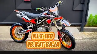 CUMA 18.8JT‼️ KAWASAKI KLX 150 SUPERMOTO. MINAT CEK DESKRIPSI VIDEO