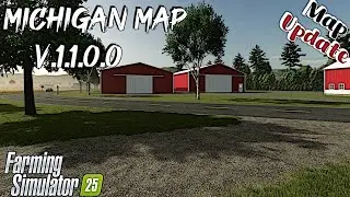 Map Update | Michigan Map | V.1.1.0.0 | Farming Simulator 25