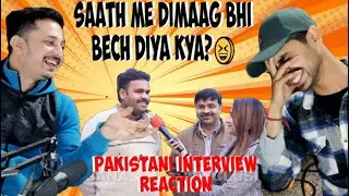 Pakistani Street Interviews are Wild🤣