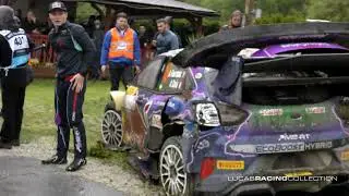 Puma R1 Fourmaux crash aftermath - 2022 Wrc Croatia Rally.