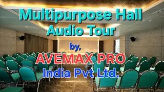 Multipurpose Hall Audio System Done by AVEMAX PRO India Pvt Ltd.
