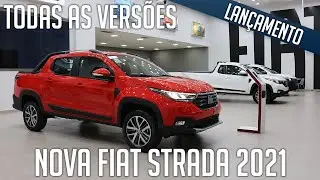Nova Fiat Strada 2021 - Diferen&ccedil;as entre as vers&otilde;es