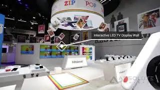 C+A Global Polaroid Brand Custom Exhibit at CES 2018 Produced by Absolute Exhibits