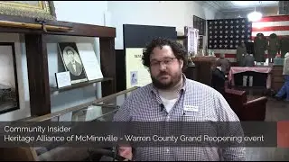 Grand Reopening event Heritage Alliance and Larry Boyd with History of Methodist Church