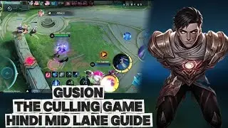 Gusion Live Guide -Hindi Mid Guide Gameplay 