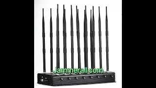 Universal Adjustable High Power 16 Antennas Signal Jammer