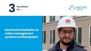 Electrical installation of cable management systems at Rheinpalais|NiedaxGroup|3 Questions for...#4