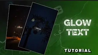 Glow + Floating Text Lyrics Tutorial✨🔥 | Full Easy Guide 