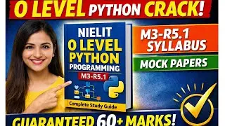 NIELIT O Level Python Book Review | Guaranteed 60+ Strategy | M3-R5.1 Complete Guide