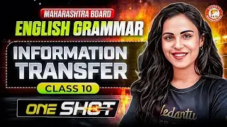 Information Transfer in One Shot 🎯 | Class 10 English Grammar | Maharashtra Board | Bhumika Mam