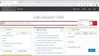 Lexis Advance&reg; India &ndash; Формы расширенного поиска
