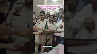 Inauguration of Art Exhibition by Mrs Astha Modi, IPS and Mr Anup Singh Principal, #JNV Fatehabad HR