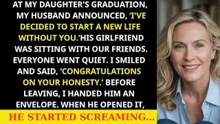My Husband Announced Our Split at Graduation&mdash;But My Envelope Made Him Regret Everything