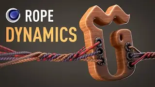 3D Typography with Letter Chaw "អក្សរ ច" | Cinema 4D Tutorial
