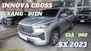 Cực HOT - Toyota innova Cross HEV Xăng Điện 2023 ĐK.2024 Mới đến 99% Sơn zin 95%