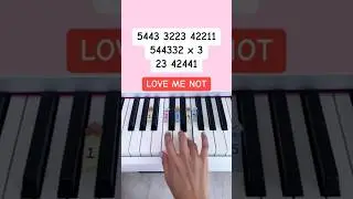 Love Me Not - Ravyn Lenae (Piano Tutorial) #easypianotutorial