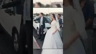 Jewish Bride on her way to Wedding Runs for shelter from Hezbollah Rockets #israel
