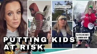 Liberal Women Put Their Kids In Danger So They Can Protest ICE