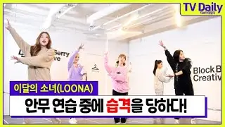 이달의 소녀(LOONA), 안무 연습 중에 습격을 당하다! [TD습격영상]