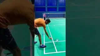 Easy way to pickup badminton shuttlecock 😍😍