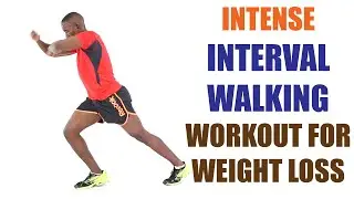 Intense Interval Walking Workout for Weight Loss/ 3,000 Steps in 20 Minutes 🔥 250 Calories 🔥