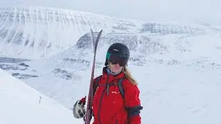 skiing absolutely alone in knee deep powder [iceland]