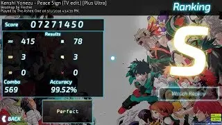 [osu!] Kenshi Yonezu - Peace Sign (TV Edit) | 