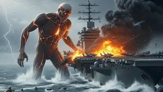 Титан против ВМС: Гигантское морское чудовище атакует военные корабли 2026 | #лучшийфильм #топфил...