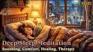 Relaxing Melody for Deep Sleep & Stress Relief (5 Hours) | #meditation #bedtime #healingmusic #sleep