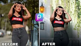 PicsArt background change kaise kare ll background change new video #backgroundediting #newedit 