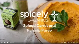 Spicely Organics Spiced Carrot and Parsnip Puree