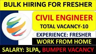 Indovance / Teknovance Recruitment | AutoCAD Job | Civil Engineering JOB for Fresher