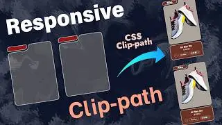 Responsive CSS Clip-Path Tutorial | Modern UI Design
