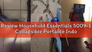 Review Household Essentials 5009-1 Collapsible Portable Indoor Tripod Clothes Drying Rack for Hangin