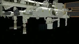 Animation of Canadarm2 catching and berthing SpaceX&rsquo;s Dragon