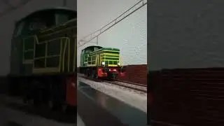 FS D245 DTS manovra di aggancio carrozze G.C. e una ristorante ex SNCF