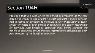CIRC Seminar on Section 194R and Section 194S | Speaker - CA Kushal Soni