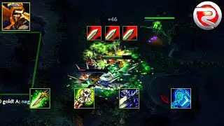 LEGION COMMANDER DOTA 1 AGUANTANDO EL GAME 4VS5 xd | REPLAY RGC