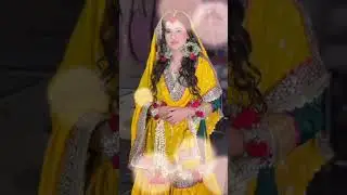 Haldi ceremony outfit for bride #trending #dress #ceremony #ytshorts #2024