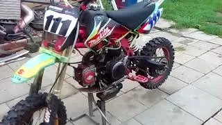 Pitbike 140ccm with inner rotor kit prodej/sell + sound