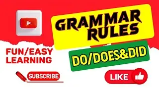 Do/Does&Did 🤩#english#grammar#@sunrise.edu99#education#you tube#videos#learning#fun#tricks#easy#yt