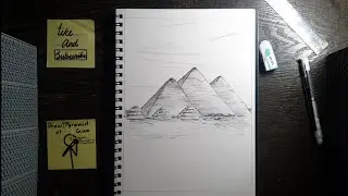 Draw The Pyramid of Giza