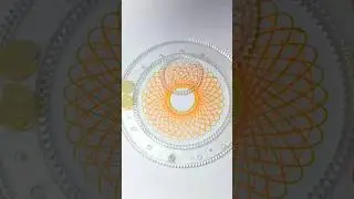 ASMR Spirograph Art Therapy | Satisfying Sound for Peace! #art #shorts #spirograph #asmr #satisfying