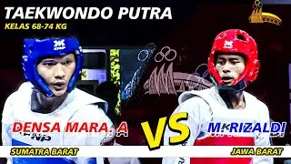 PON Taekwondo Papua - Jabar vs Sumbar (U 74 Kg Putra)