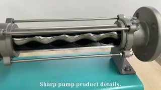 With hand-operated screw pump.