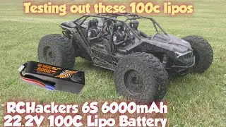 RCHackers 6S 6000mAh 22.2V 100C Lipo Battery Test
